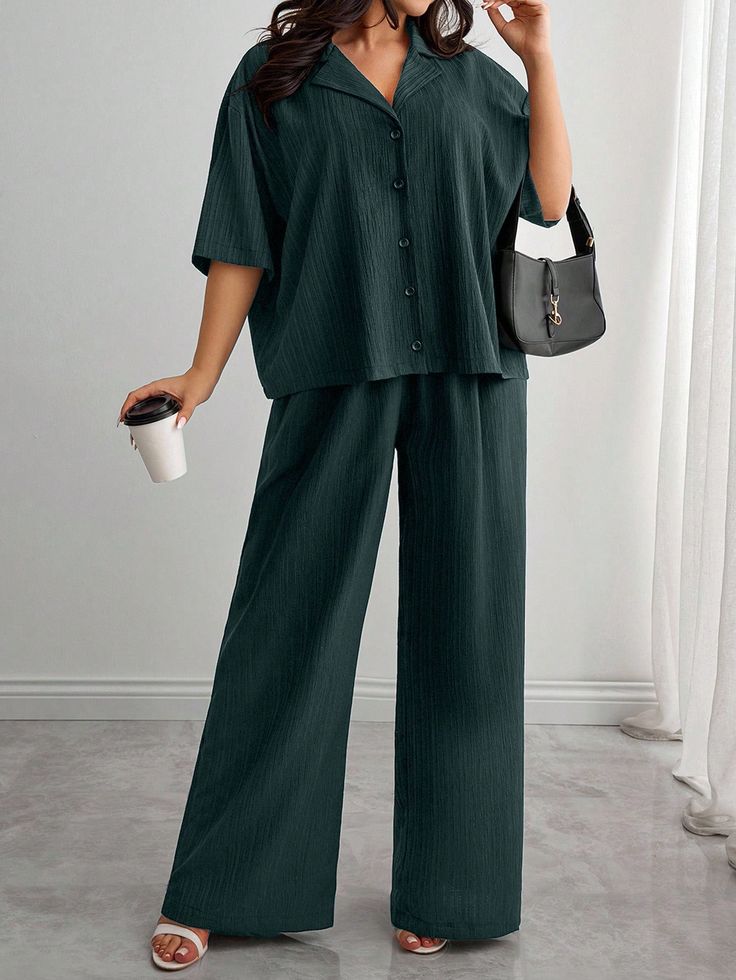 Textured georgette Co-ord