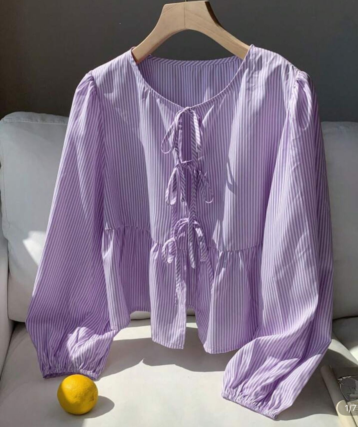 Dreamy Bow Stripe Shirt 🌷