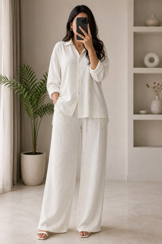 Midnight Pleat Co-Ord Set