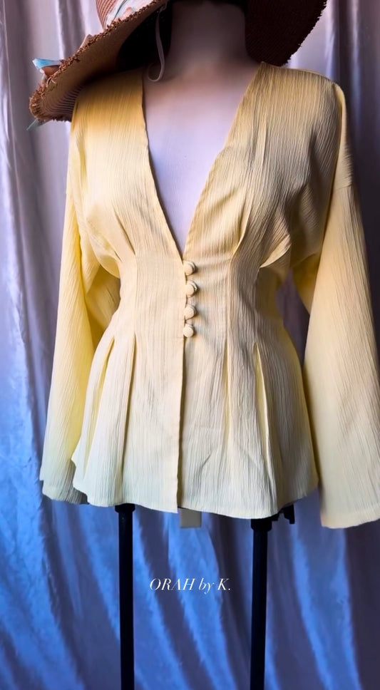 Pearl Pleat Shirt 🎀
