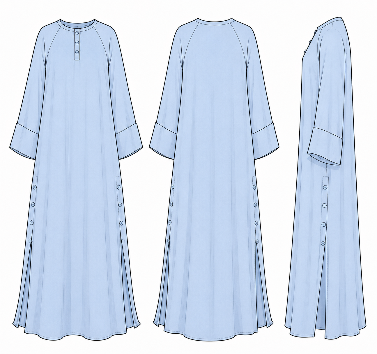 Texture Sky Blue shirt