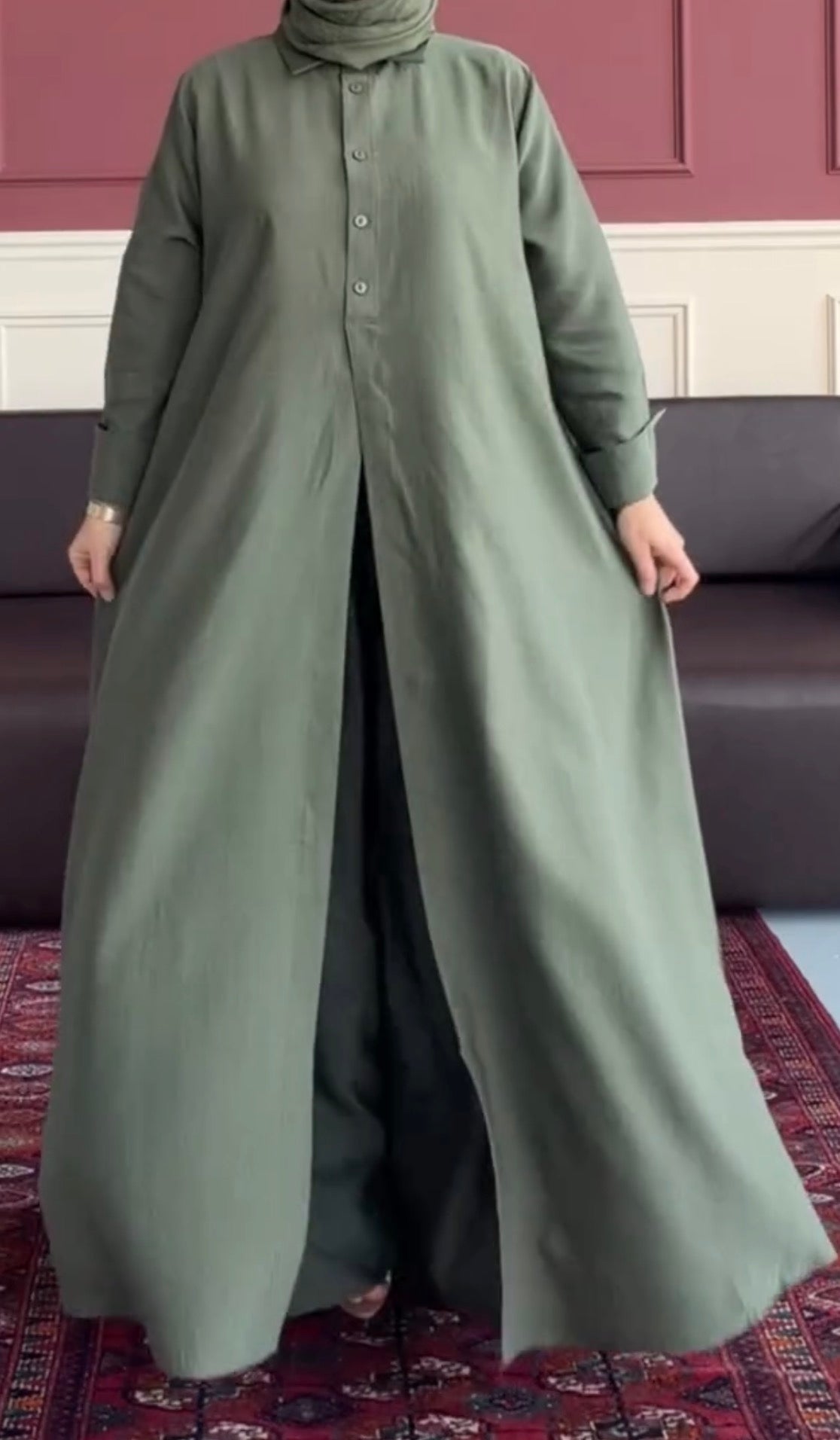 Olive Green Coord set