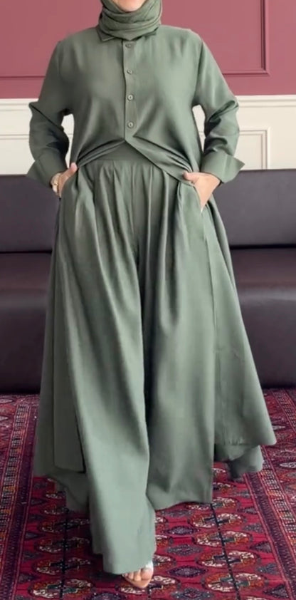Olive Green Coord set