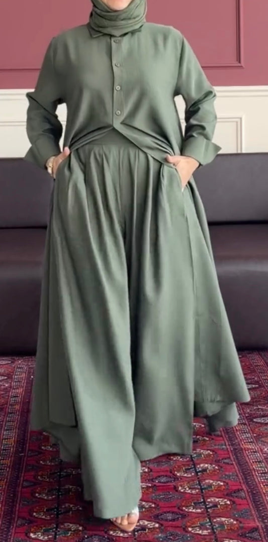 Olive Green Coord set