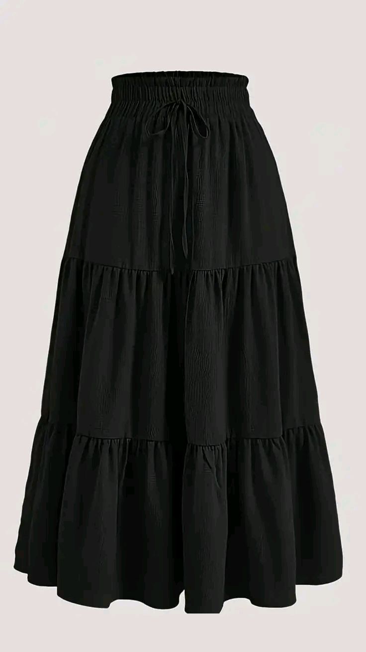 Tiered Maxi Skirt