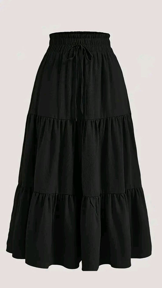 Tiered Maxi Skirt