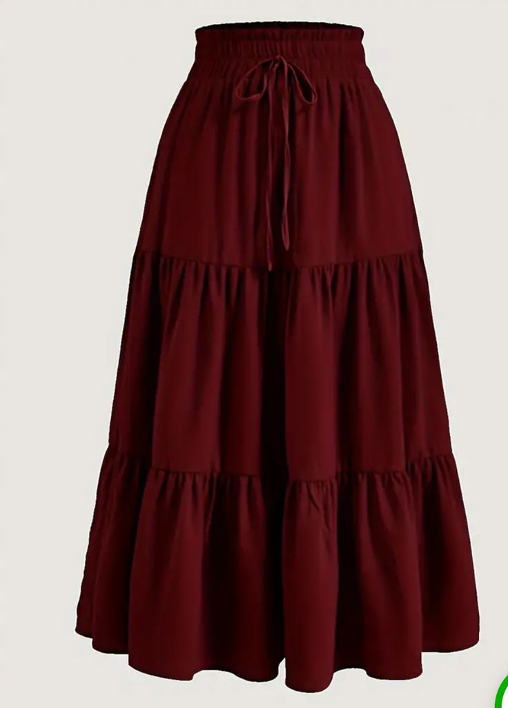 Tiered Maxi Skirt
