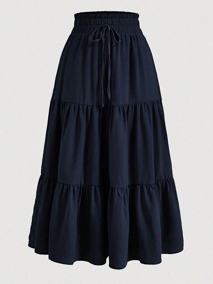 Tiered Maxi Skirt