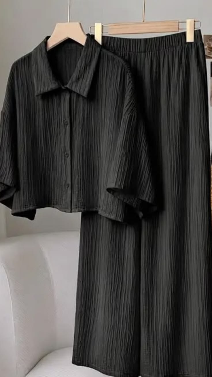 Textured georgette Co-ord