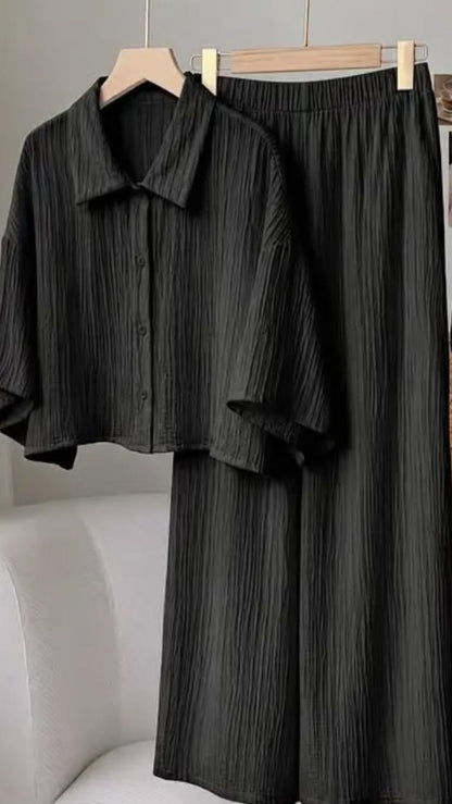 Textured georgette Co-ord