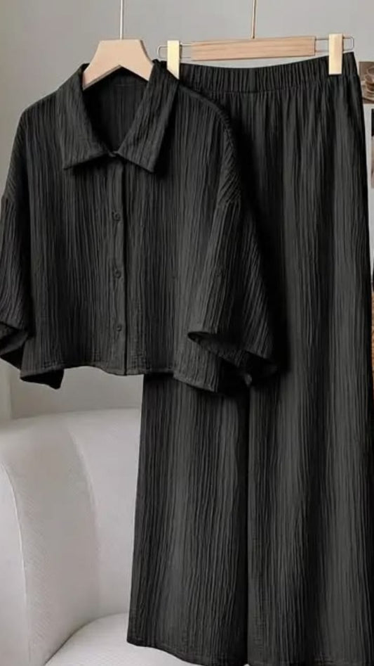 Textured georgette Co-ord